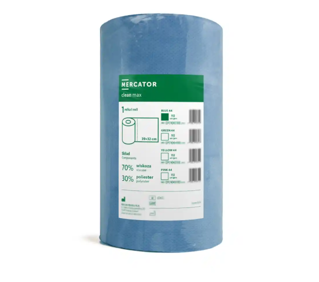 Laveta profesionala de curatare  Clean Max 44 m/ rola  Albastru